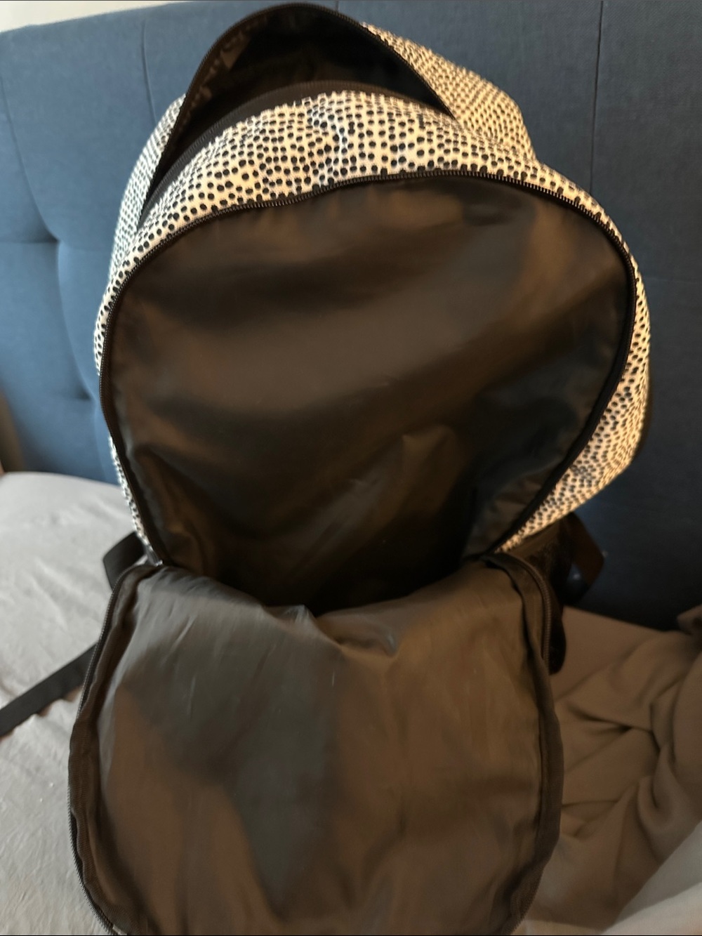 Roxy Black & White Dot Backpack - Picture 7 of 9